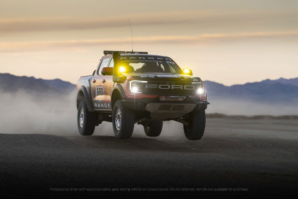 The Australian-developed Ranger Raptor will compete at Baja this week.