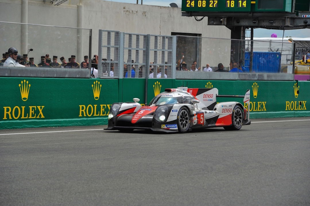 The moment Toyota's race leading #5 TS050 Hybrid came to a halt in the final few minutes at Le Mans and so triggering the most heart-breaking finish in motorsport history