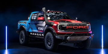 Ford will take on GM at Finke. Image: Ford