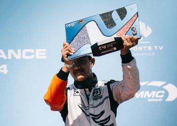 Lewis Francis secured his first European podium in France
