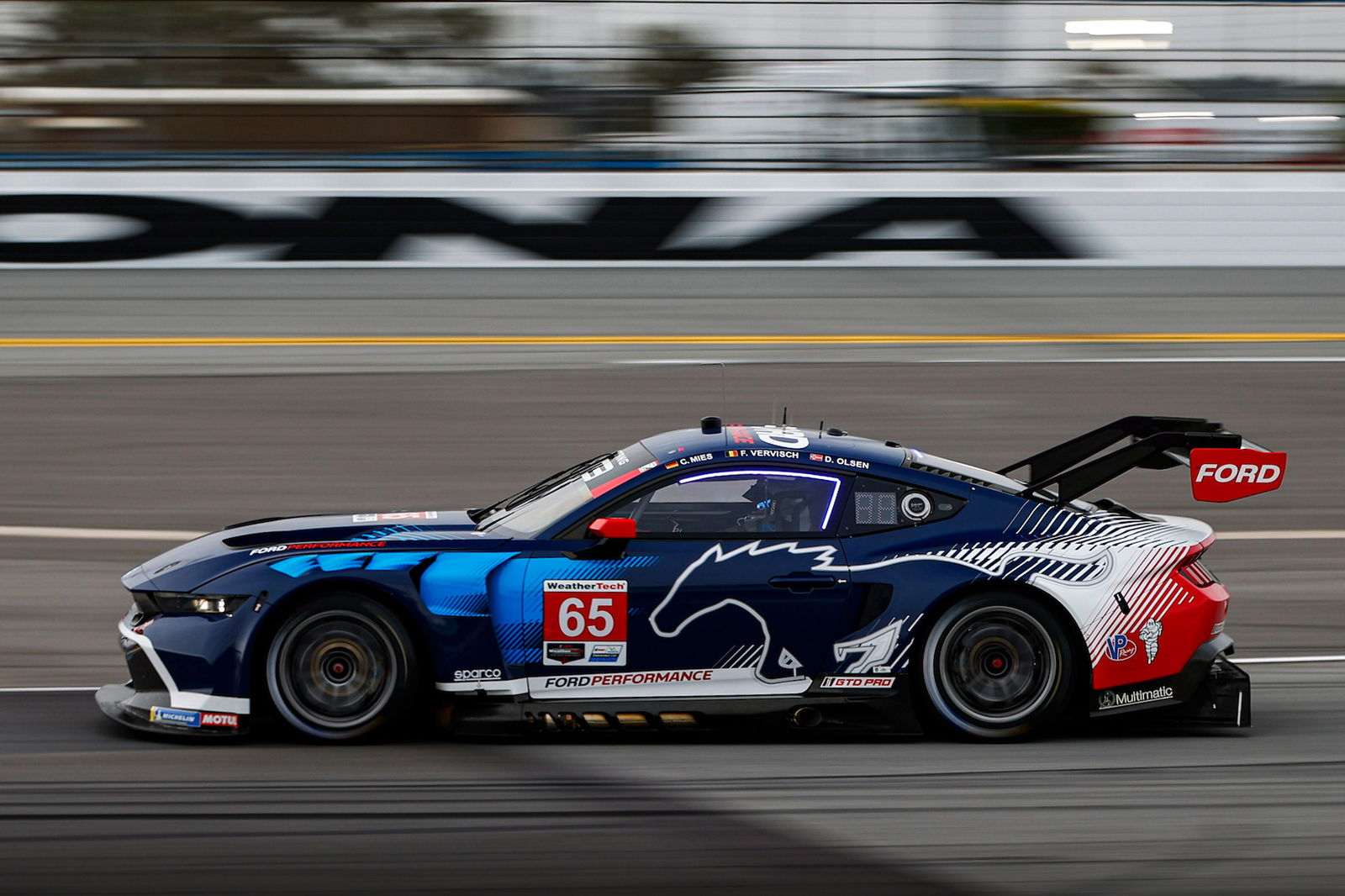 The #65 Ford Multimatic Motorsports Ford Mustang GT3. Image: