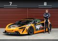 Giltrap Motorsport Junior Scholarship winner William Exton and his McLaren Artura GT4.