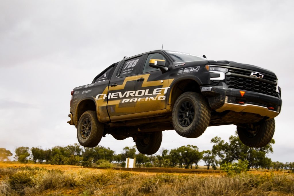 Craig Lowndes will compete at the Finke Desert Race in a Chevrolet Silverado. Image: Supplied