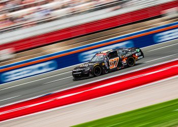 Shane van Gisbergen's #97 Camaro at Charlotte Motor Speedway. Image: Kaulig Racing X