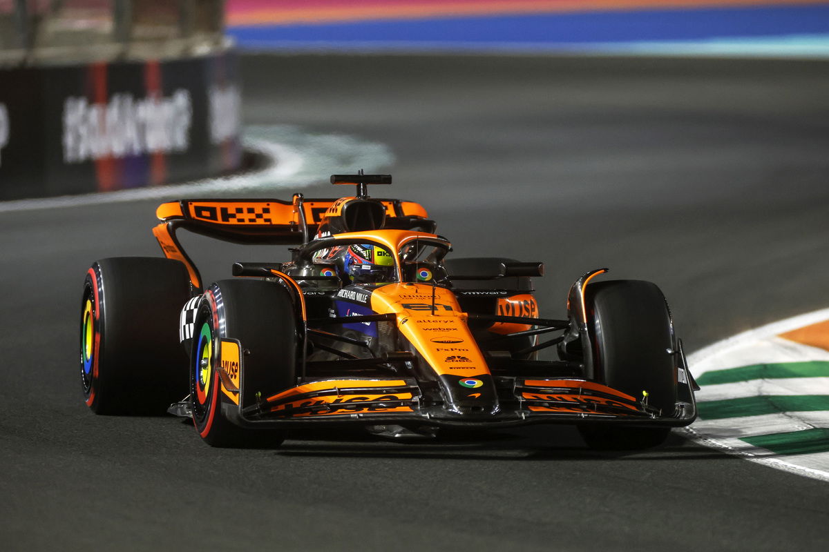 Oscar Piastri qualified fifth for the Saudi Arabian Grand Prix. Image: McLaren