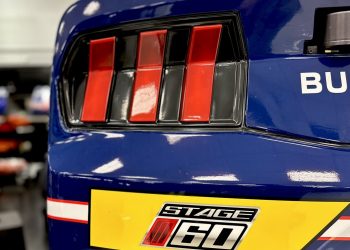 Cam Waters will drive the 'Stage 60' RFK Mustang in his NASCAR Cup Series debut at Sonoma. Image: Stage 60 X