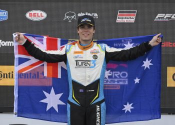 USF Pro 2000 driver Lochie Hughes.