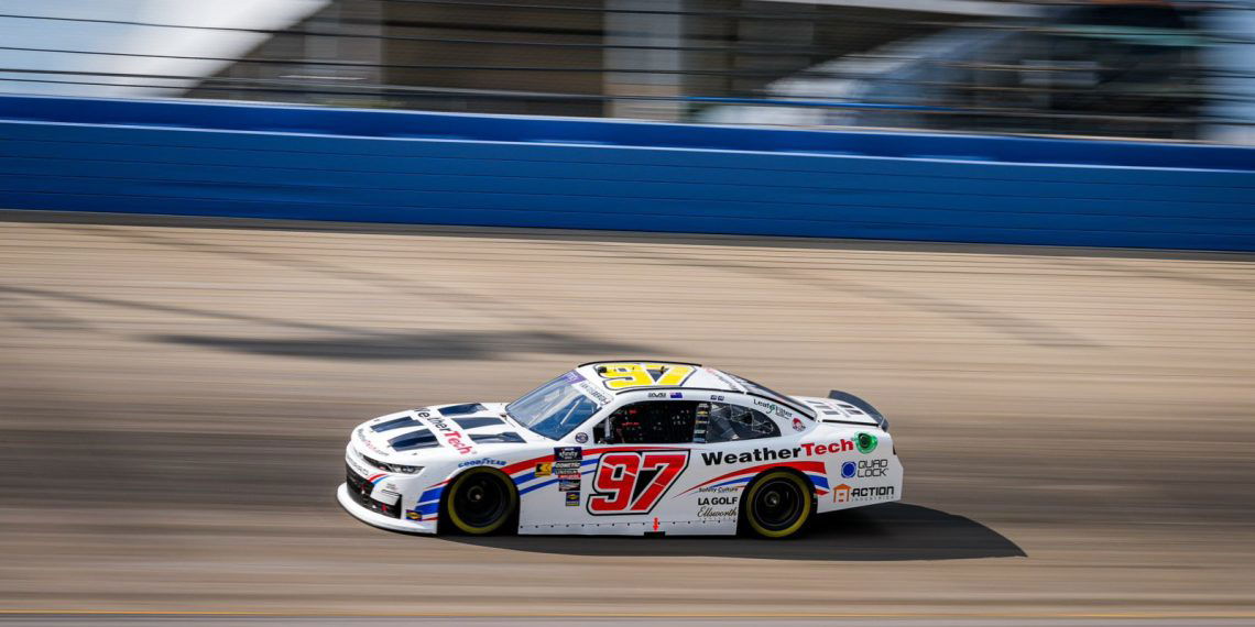 Shane van Gisbergen drives the #97 Kaulig Racing Chevrolet in the NASCAR Xfinity Series at Nashville Superspeedway in June 2024. Image: Kaulig Racing X