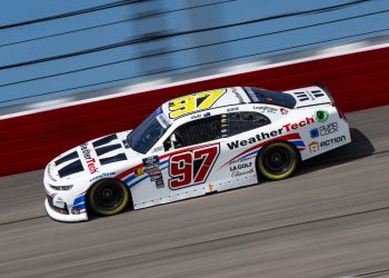 Shane van Gisbergen at Darlington Raceway.