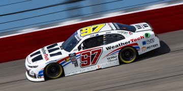 Shane van Gisbergen at Darlington Raceway.