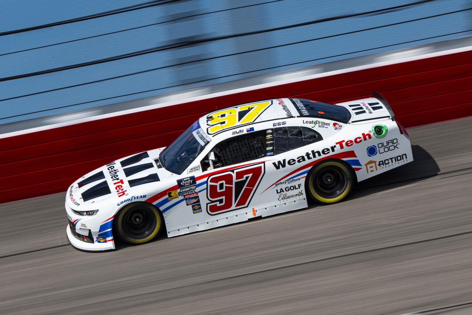 Shane van Gisbergen at Darlington Raceway.