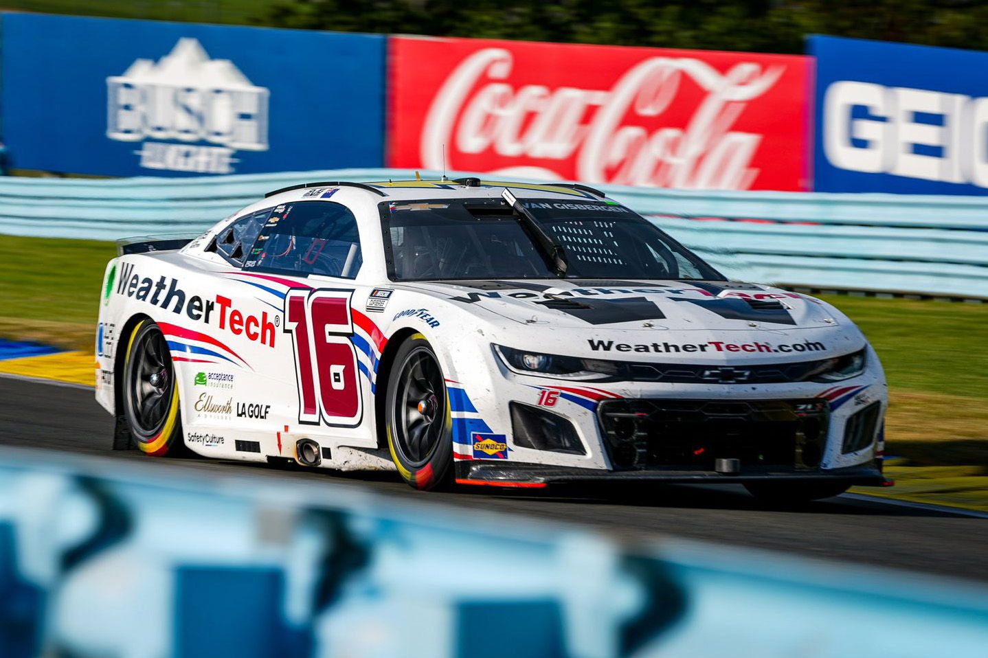 Shane van Gisbergen in the #16 Kaulig Racing Chevrolet Camaro. 