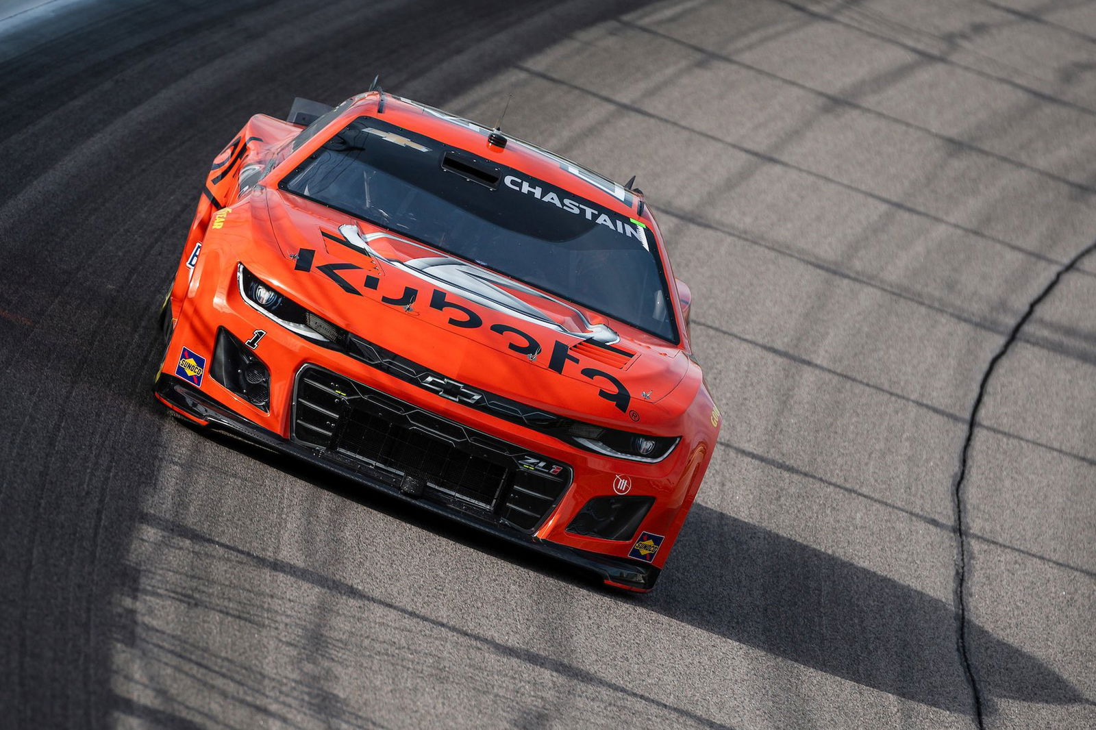 Ross Chastain at Kansas Motor Speedway.