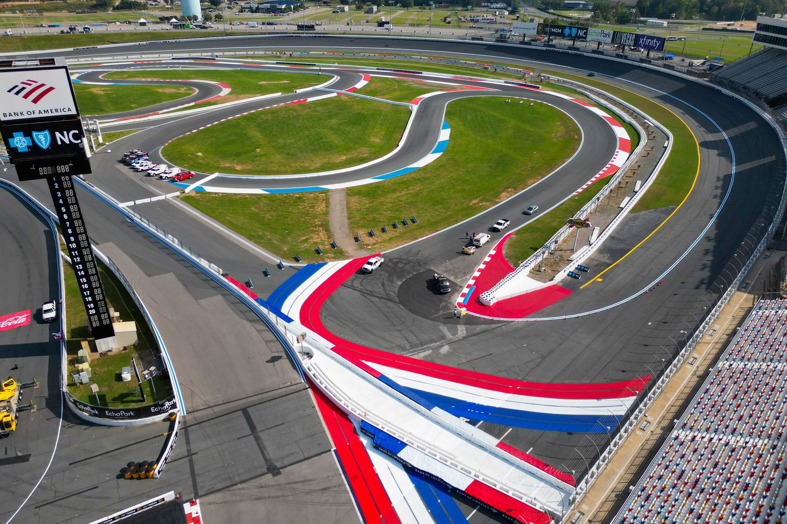 The reconfigured Charlotte Motor Speedway ROVAL.