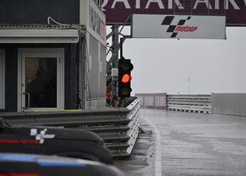 Rain lashed Phillip Island on Friday at the Australian Motorcycle Grand Prix.