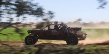 At Hillston Clayton Chapman and Adam McGuire won the Prologure and Section 1 to lead Round 2 of the ARB Australian Off Road Championship. Image: AORRA / Show 'n' Go