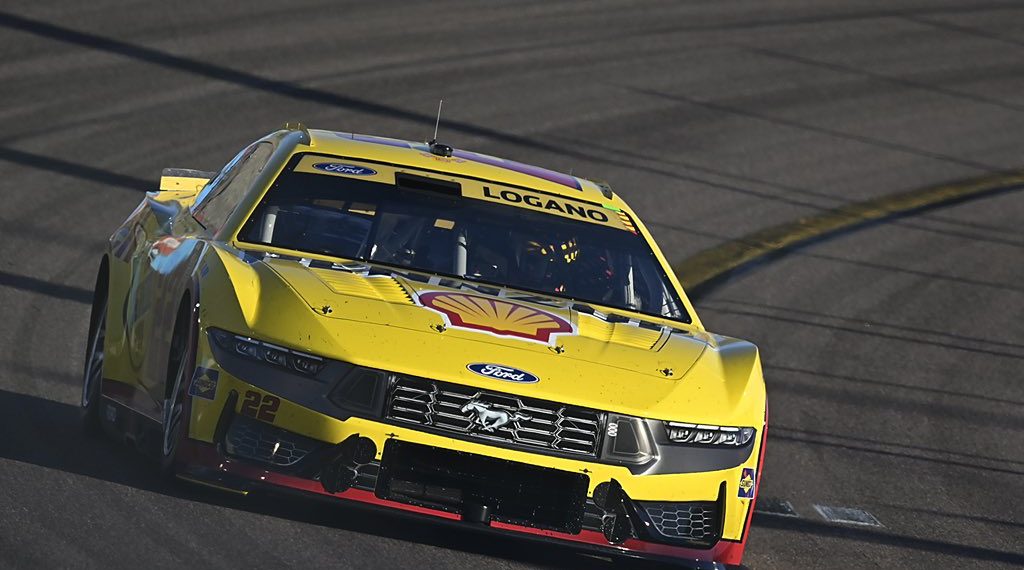 The #22 Team Penske Ford Mustang of Joey Logano.