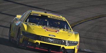 The #22 Team Penske Ford Mustang of Joey Logano.