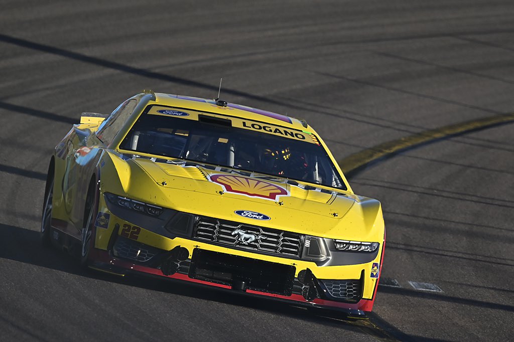 The #22 Team Penske Ford Mustang of Joey Logano.