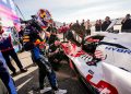 Max Verstappen and the Acura ARX-06 at Las Vegas Speedway.