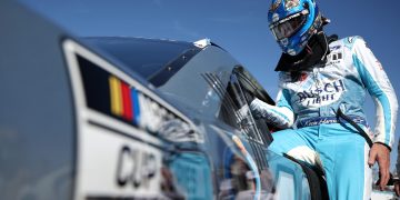 AVONDALE, ARIZONA - NOVEMBER 05: Kevin Harvick, driver of the #4 Busch Light Harvick Ford, enters his car prior to the NASCAR Cup Series Championship at Phoenix Raceway on November 05, 2023 in Avondale, Arizona. (Photo by Jared C. Tilton/Getty Images)