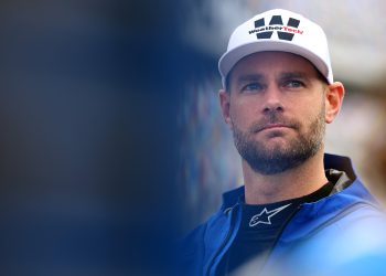 DAYTONA BEACH, FLORIDA - FEBRUARY 17: Shane Van Gisbergen, driver of the #97 WeatherTech Chevrolet, looks on during qualifying for the NASCAR Xfinity Series United Rentals 300 at Daytona International Speedway on February 17, 2024 in Daytona Beach, Florida. (Photo by Jared C. Tilton/Getty Images)