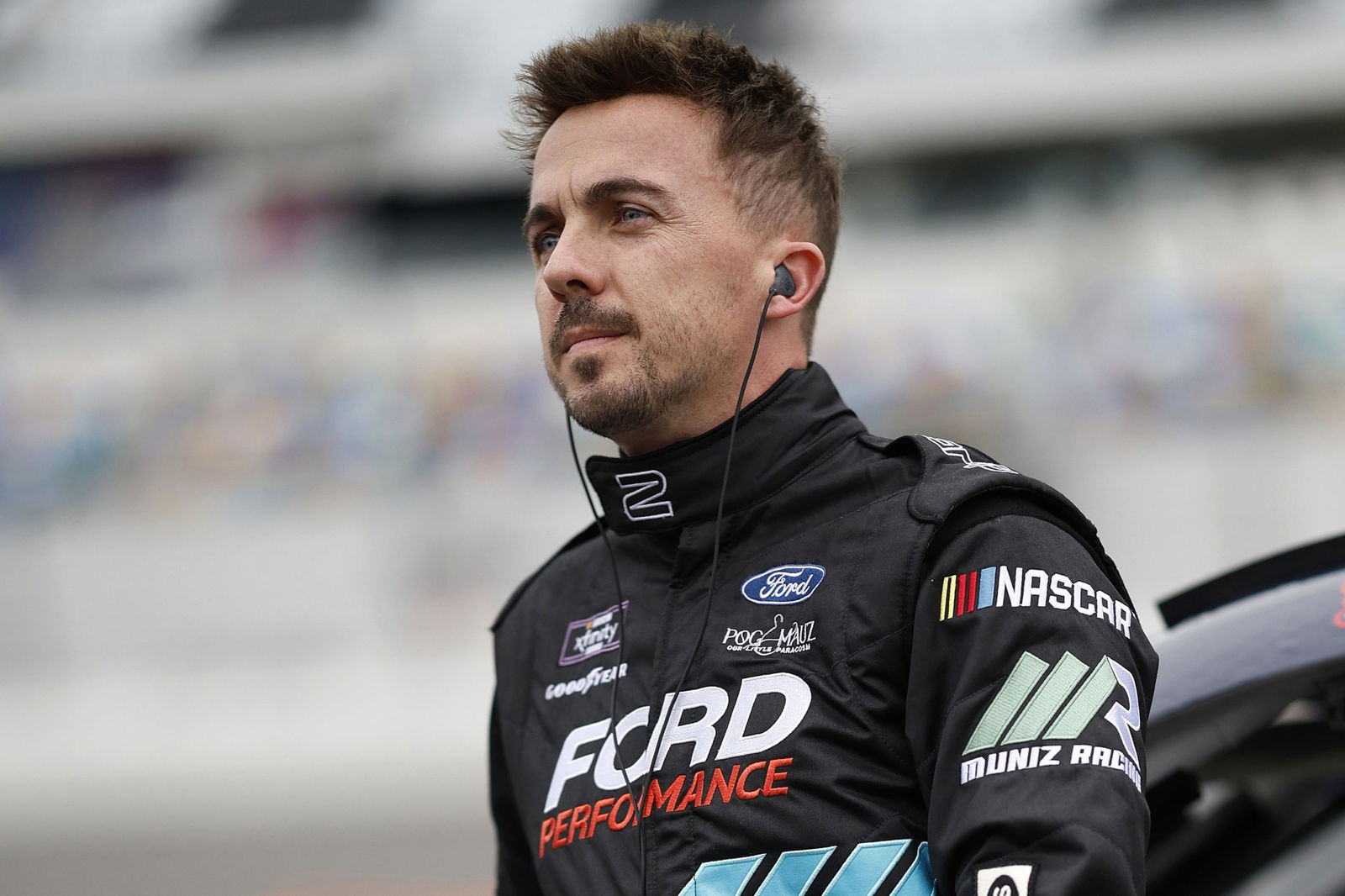 Frankie Muniz at Daytona International Speedway. Image: