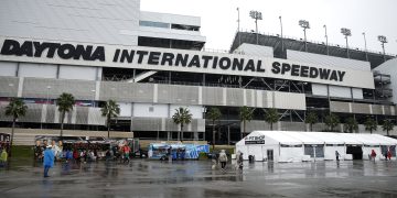 The Daytona 500 has been postponed due to rain. Image: James Gilbert/Getty Images