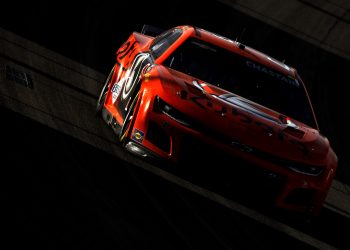 Ross Chastain, driver of the #1 Trackhouse Racing Chevrolet Camaro.