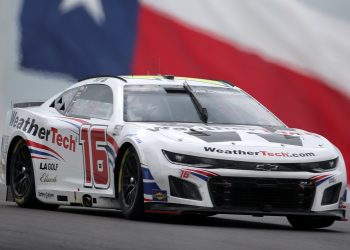 Shane Van Gisbergen, driver of the #16 WeatherTech Chevrolet, drives during the NASCAR Cup Series at Circuit of The Americas.