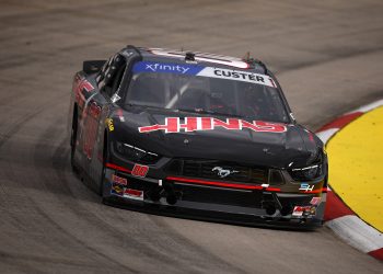 MARTINSVILLE, VIRGINIA - APRIL 05: Cole Custer, driver of the #00 Haas Automation Ford, drives during practice for the NASCAR Xfinity Series DUDE Wipes 250 at Martinsville Speedway on April 05, 2024 in Martinsville, Virginia. (Photo by Jared C. Tilton/Getty Images)