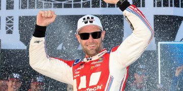 Shane van Gisbergen drives for Kaulig Racing in the NASCAR Xfinity Series. Image: Meg Oliphant/Getty Images