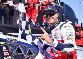 Kyle Larson will join WA team Jason Pryde Motorsport this summer. Image: Logan Riely/Getty Images