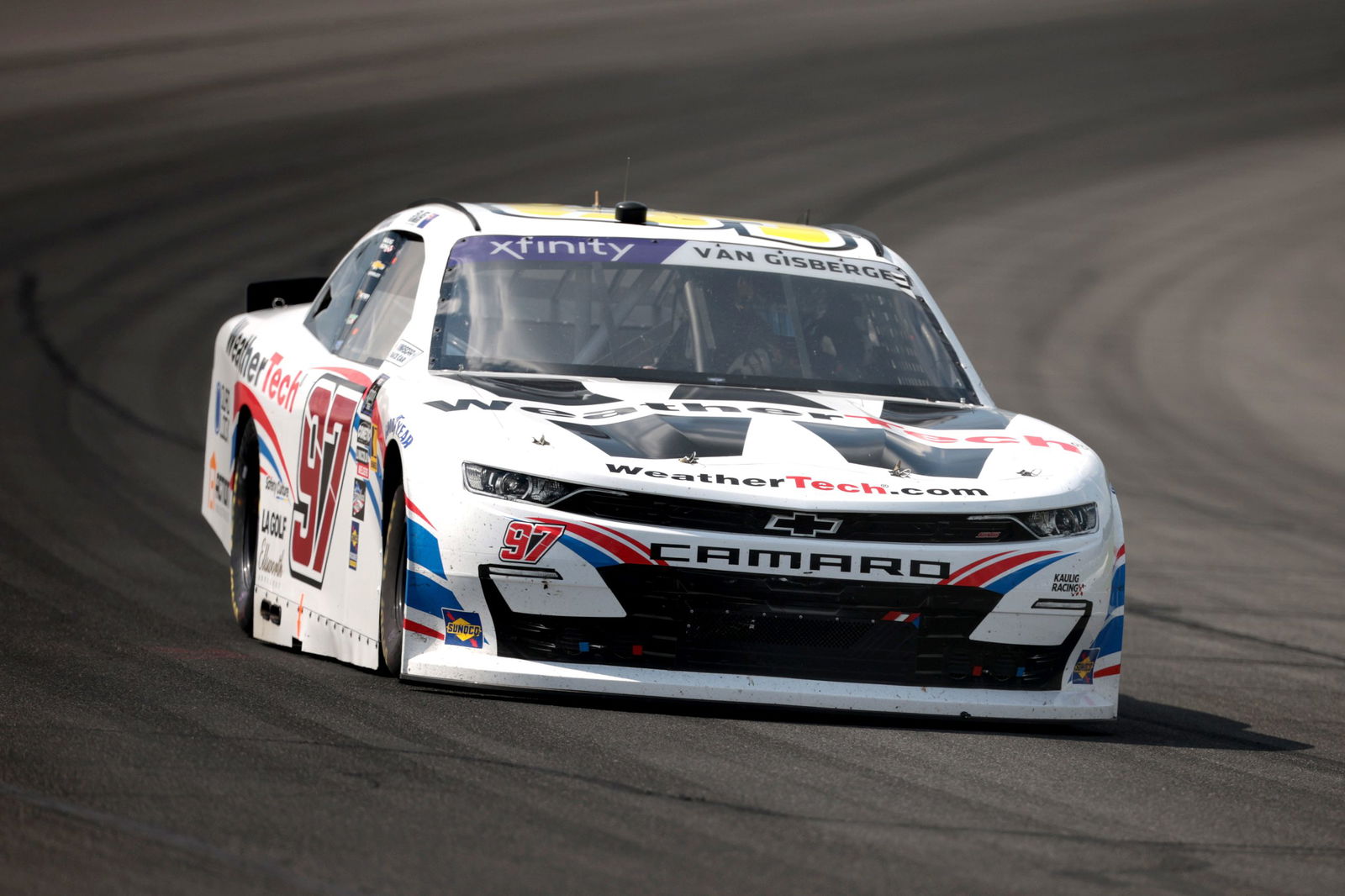 Shane van Gisbergen drives during the NASCAR Xfinity Series race at Pocono Raceway. 