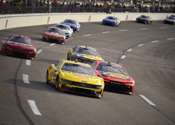 NASCAR used soft and hard compound tyres at Richmond Raceway for the first time in a regular season race. Image: Logan Whitton/Getty Images