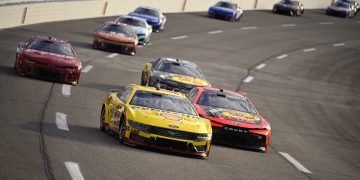 NASCAR used soft and hard compound tyres at Richmond Raceway for the first time in a regular season race. Image: Logan Whitton/Getty Images