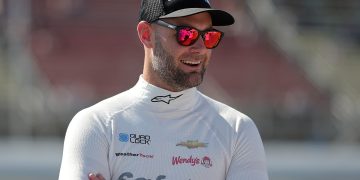 Shane van Gisbergen at Michigan International Speedway.