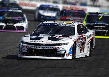 Shane van Gisbergen during the NASCAR Xfinity Series race at Watkins Glen. Image: Sean Gardner/Getty Images