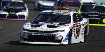 Shane van Gisbergen during the NASCAR Xfinity Series race at Watkins Glen. Image: Sean Gardner/Getty Images