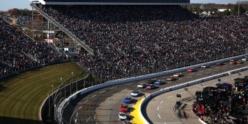 A wide view of Martinsville Speedway.