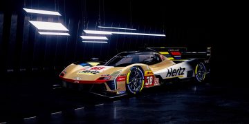 The #38 Cadillac Hertz Team Jota V-Series R.