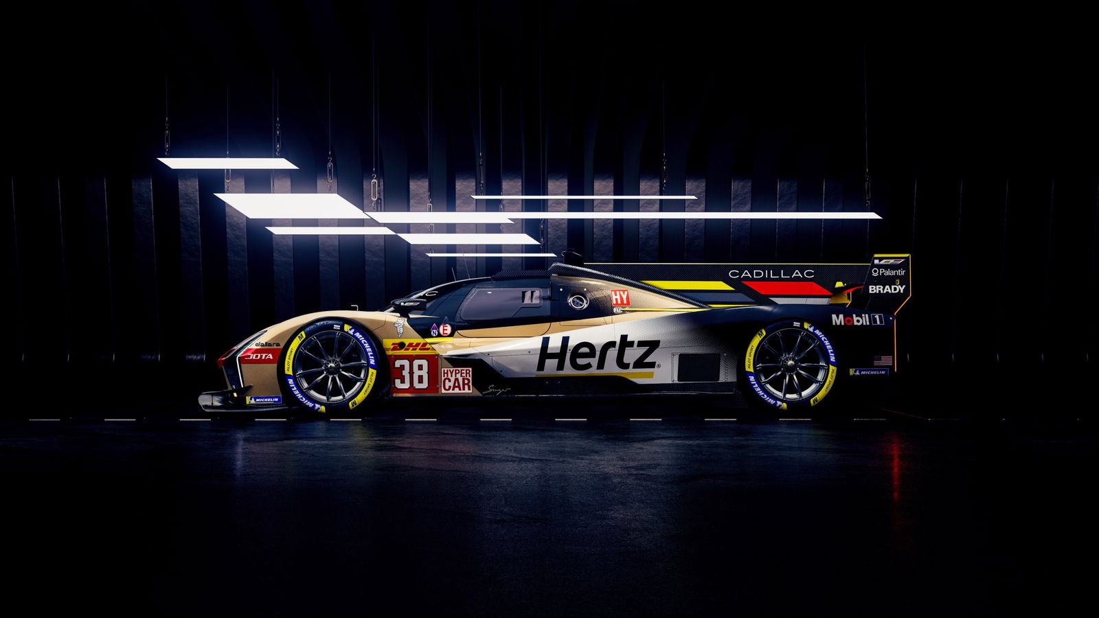 The #38 Cadillac Hertz Team Jota V-Series R. 