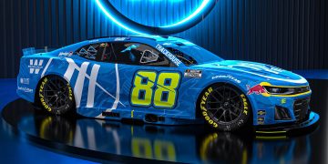 Shane van Gisbergen's scheme for the non-championship Clash at Bowman Gray Stadium.