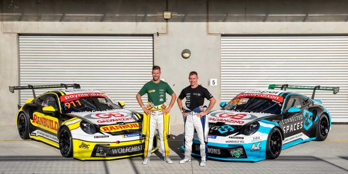 Glen Wood (left) and Dale Wood (right) will both race in Carrera Cup in 2024. Image: Supplied