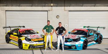 Glen Wood (left) and Dale Wood (right) will both race in Carrera Cup in 2024. Image: Supplied