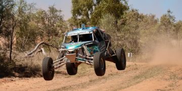 Mel and Liam brought their Prolie through to outright victory in Round 4 of the championship at Charters Toweres in North Queensland. Image: MA / Terry Hill