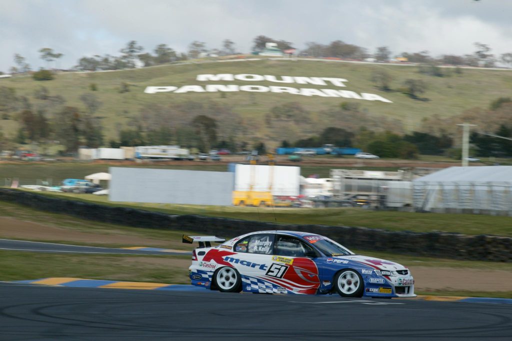 Greg Murphy drove this Commodore to the Lap of the Gods in 2003. Image: Holden Motorsport Facebook