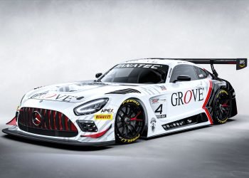 The new-look for the Grove Racing Mercedes-AMG GT3. Image: Supplied