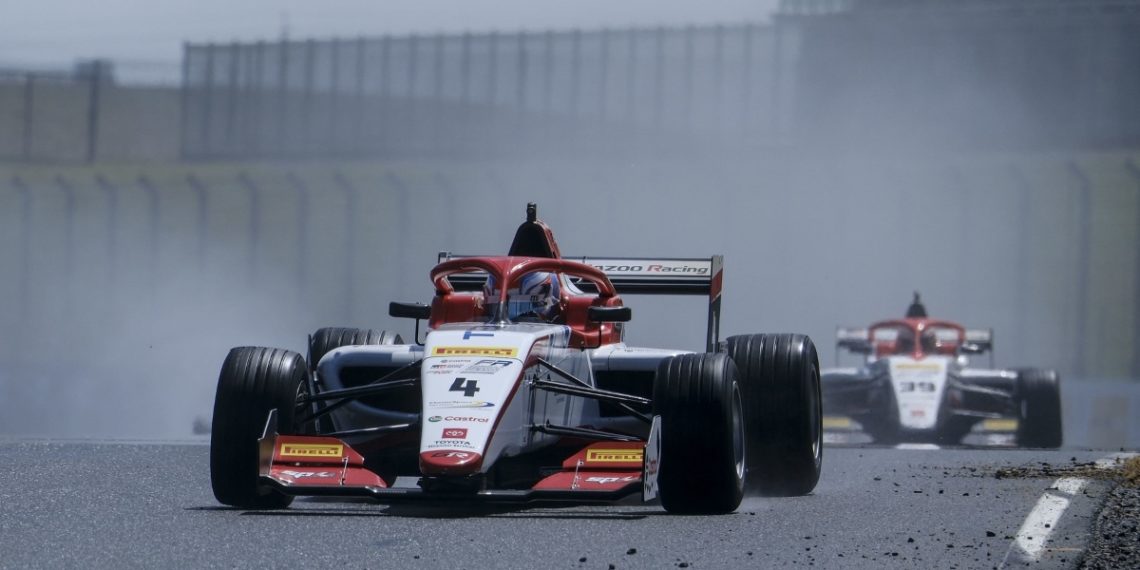 Roman Bilinski put in a sensational 14th to first drive in the opening race of Round 3. Image: Supplied / Bruce Jenkins