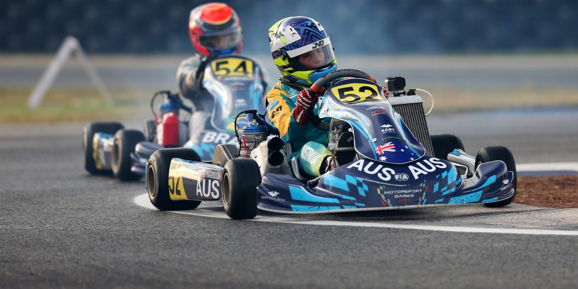 Riley Harrison was the best qualified of the Australians at the FIA Motorsport Games Karting Sprint categories